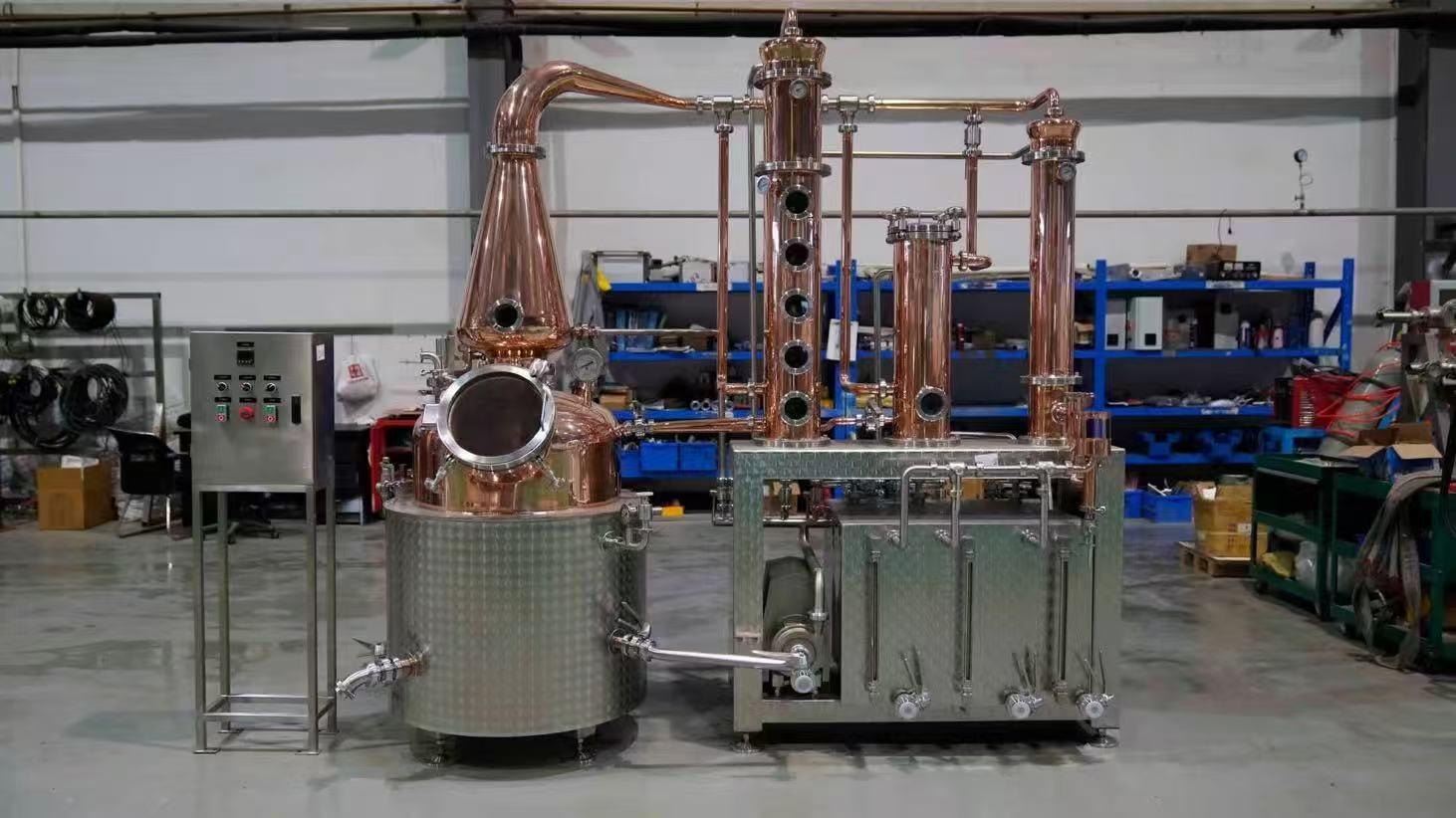 600L Complete Grain Whisky Distillery Equipment